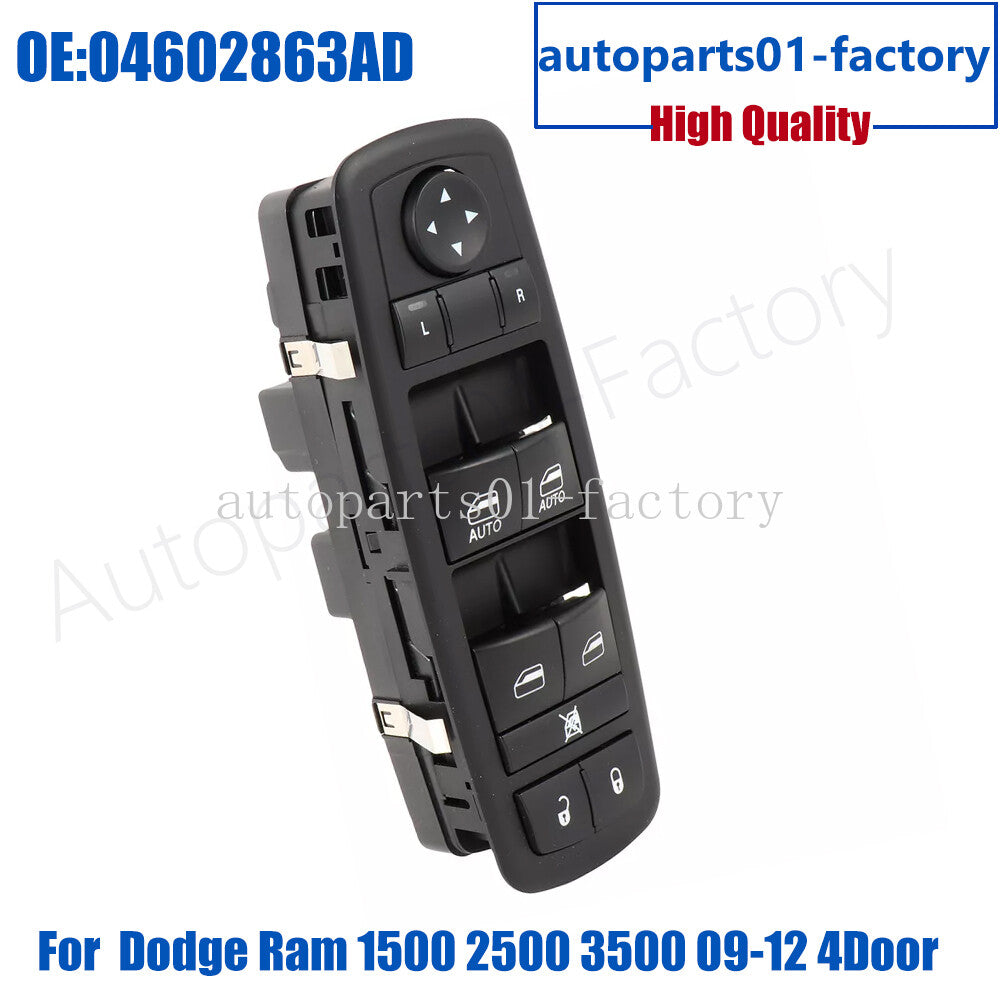Front Electric Power Master Window Control Switch For 11-12 for Ram 1500 2500 3500