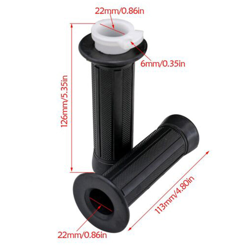 7/8 inch 22 mm Motorcycle Throttle Grip, Twist Throttle Cable Accelerator Kit - n