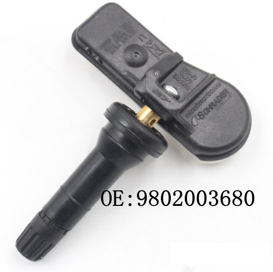 TPMS Tire Pressure Sensor 9802003680 9811536380 for Citroen C4 C5 for Peugeot 433MHZ