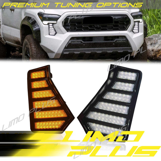 Suitable for 2024 2025 for Tacoma front bumper fog lights daytime running lights DRL v
