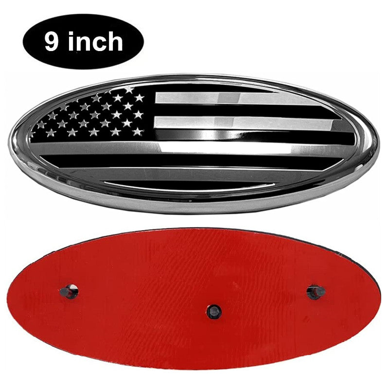 9 inch  for ford  F150 F250 Ranger Front Grille Tailgate Oval US Flag Emblem Badge