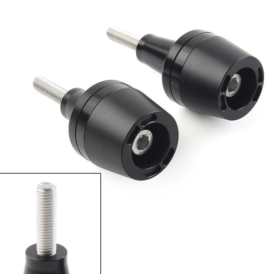 2¢ª Sturzpads Crash Protector f¨¹r for Yamaha for Suzuki for Honda for Kawasaki Universal Schwarz