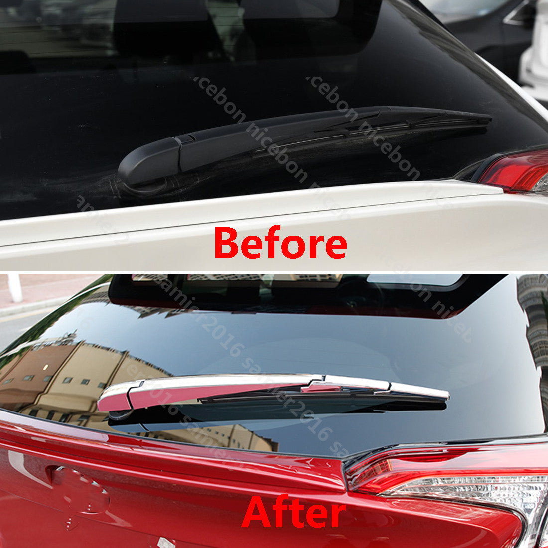 Decor Front Fog Lamp Light Eyebrow Cover Trim For Outlander 2019-2021 v