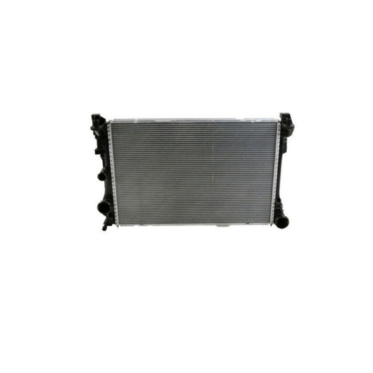 Cooling radiator suitable for Mercedes-Benz SL450, SL550, E250, SLC, and SLK models (2017-2020).