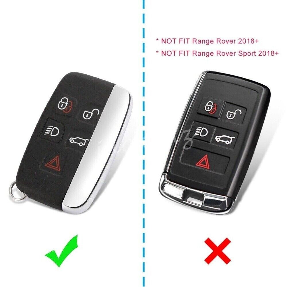 Carbon Fiber Key Case Fob Cover For XE/F-PACE for Range Rover Sport Evoque Discovery n