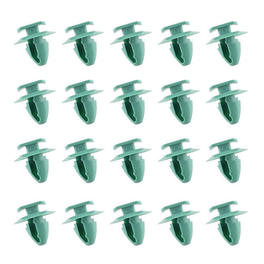 20Pcs Green Wheel Arch Fender Flare Molding Trim Retainer-Clips Fit for Jeep