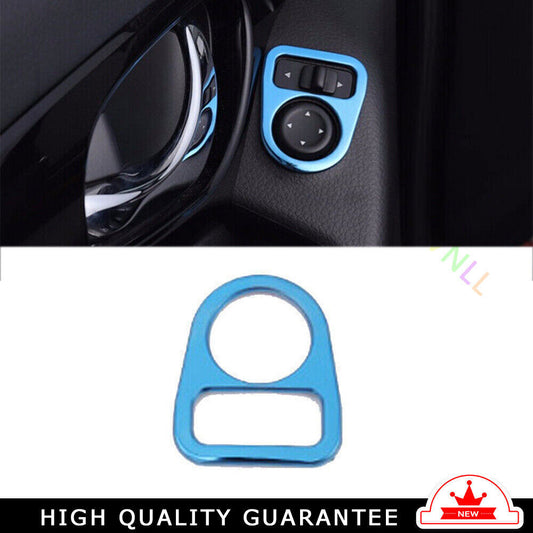 Rearview Mirror Adjustment Cover for Nissan Rogue Sport 2017-2021 Blue Titanium