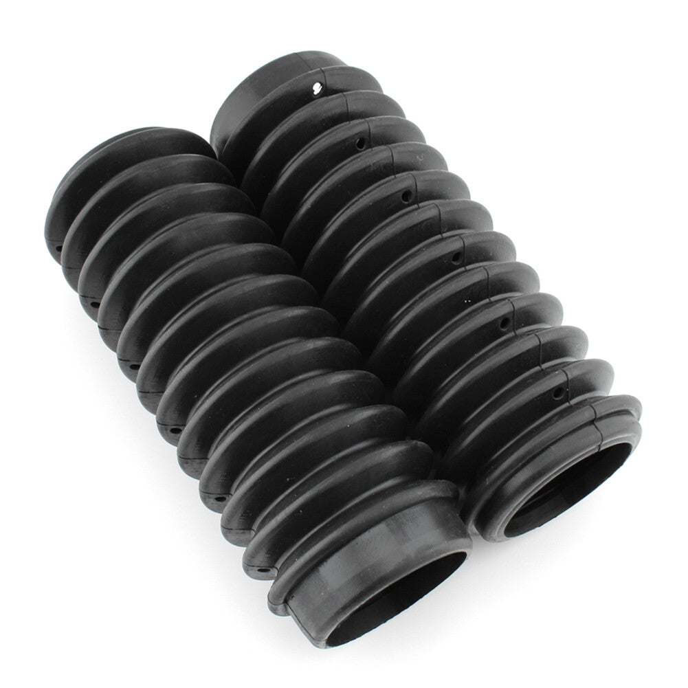 1 Pair Black Rubber Fork Gaiters Boots Rubber Covers Fit for Honda CB CL 450-750 Q