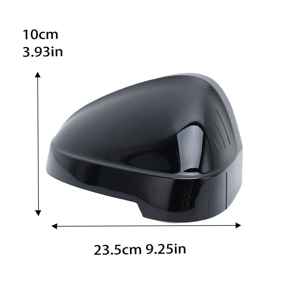 2¡Á F¨¹r for Audi A4 B9 A5 S5 2016-2022 Au?enspiegel Spiegelgeh?use Gl?nzend Schwarz