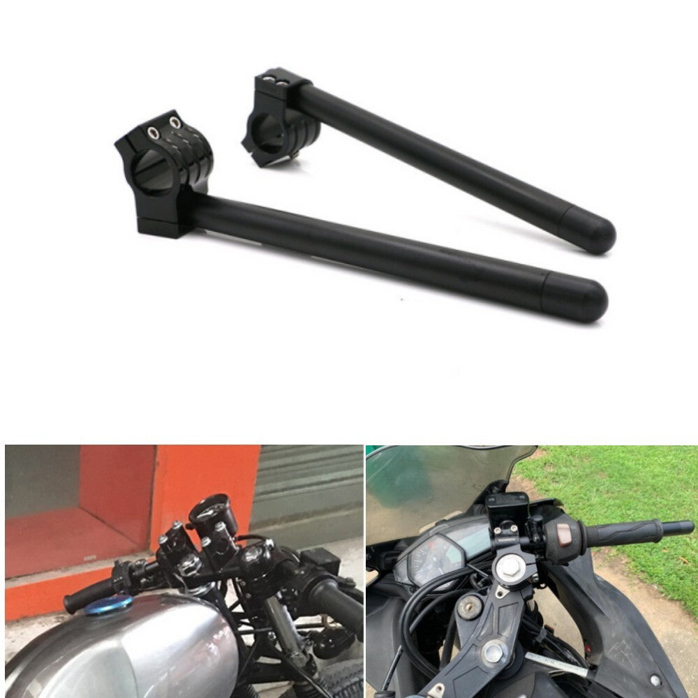 For 41mm Fork Clip-ons Handle Bar Riser Regular Black CNC for Yamaha for Kawasaki for Suzuki