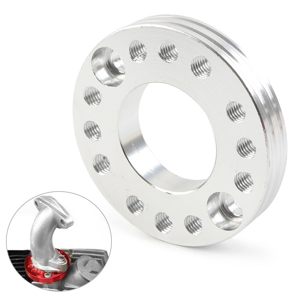 For Pit Bike Quad Silver Carb Adjuster Carburetor Inlet Manifold Spinner Plate Q