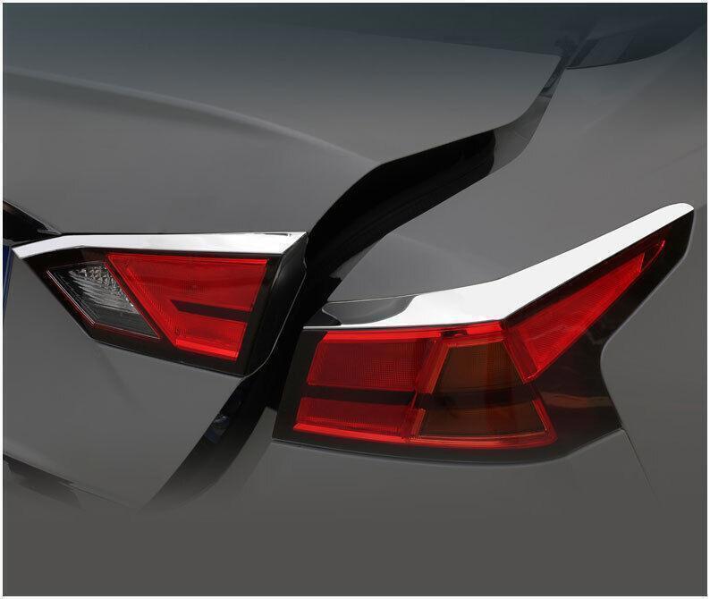 for Nissan Altima/Teana 2019-22 Chrome Steel Rear Tail Light Lamp Strip Trim 4X