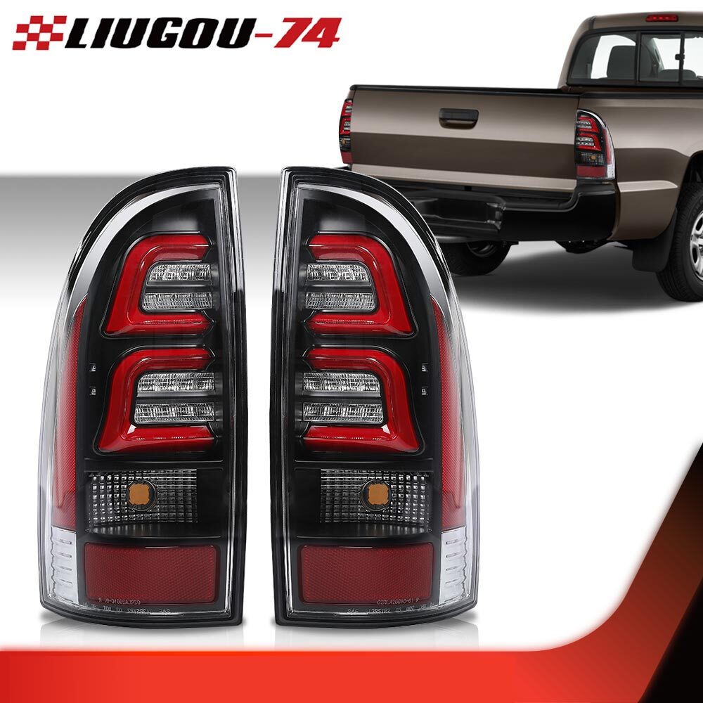 Fits 2005 - 2015 for Tacoma 3d LED Tube Bar Tail Light Brake Parking Light - v