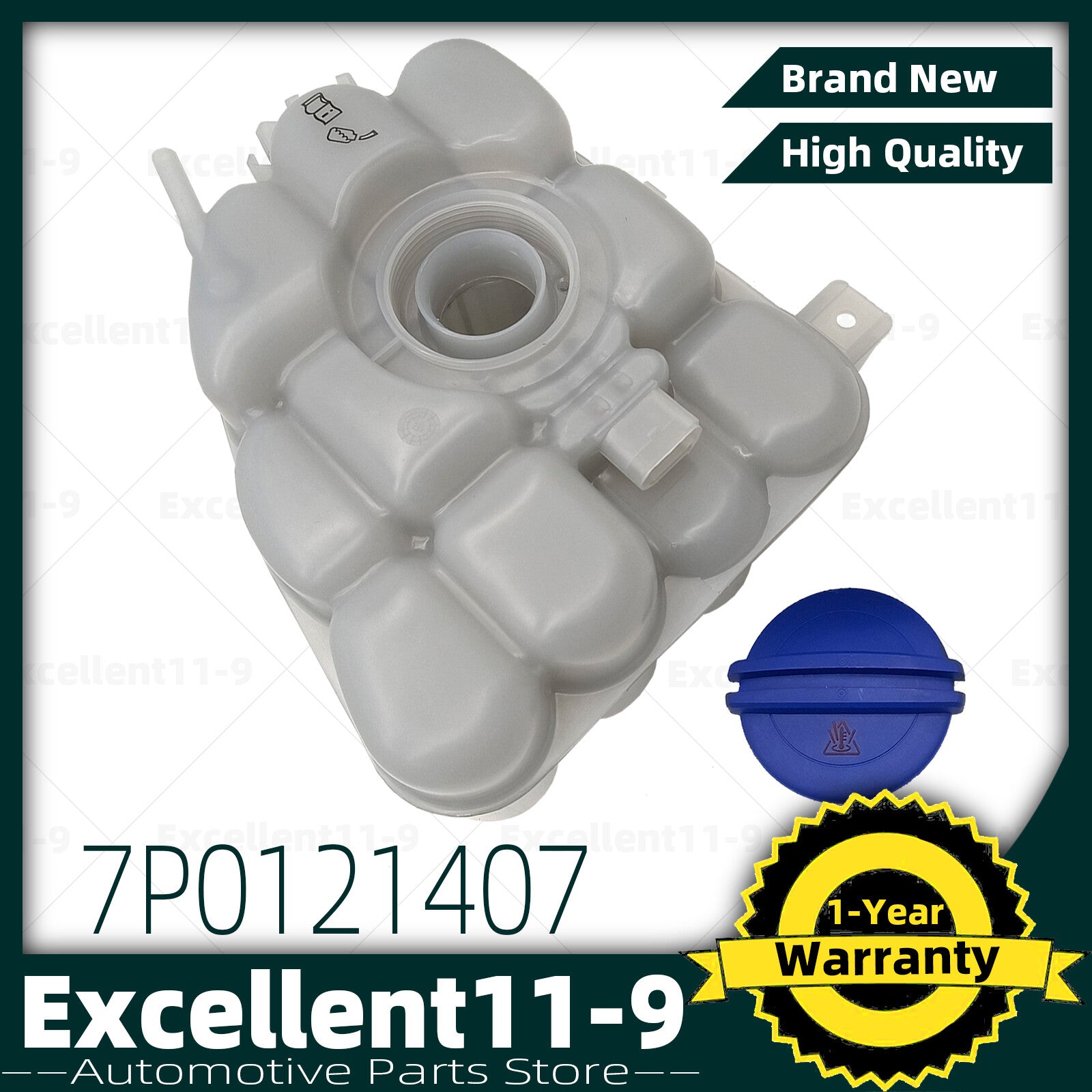 Radiator coolant overflow tray 7P0121407, suitable for Touareg 2011-2018 CJTA CYJA- n