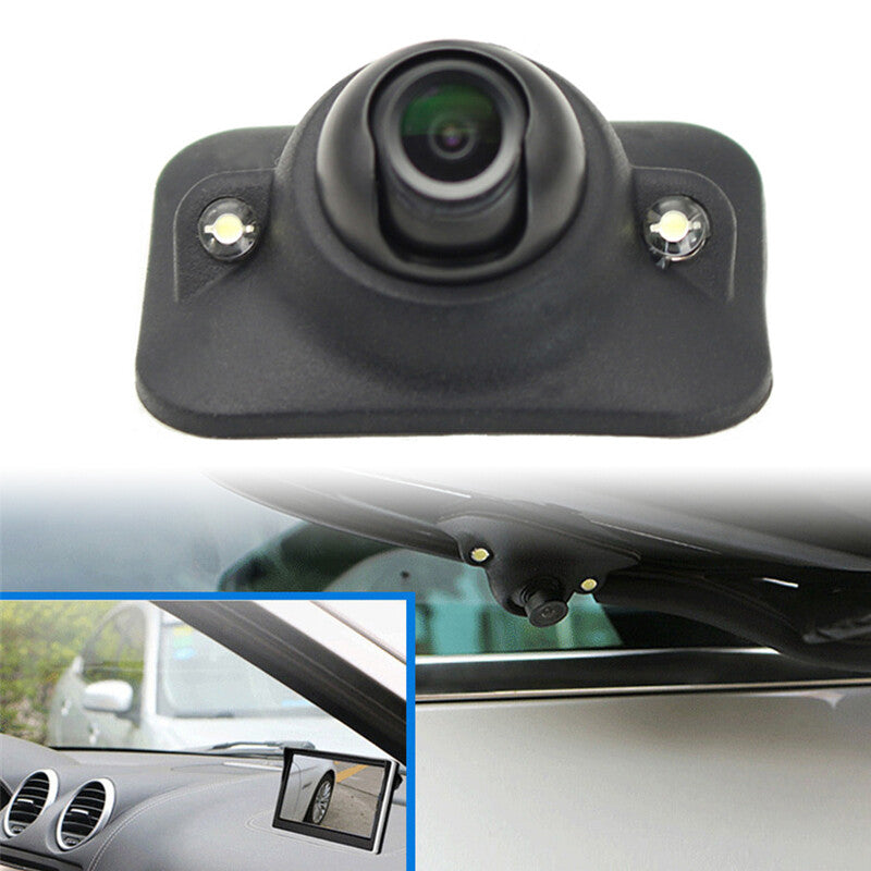 Black Auto Light Sensor Front Right Side Rear View Camera Blind Spot Waterproof v