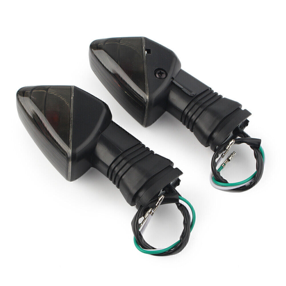 Turn Signal Indicator Lights Black Fit for Kawasaki ZX-6R ZX-10R Z750 Z1000 UK