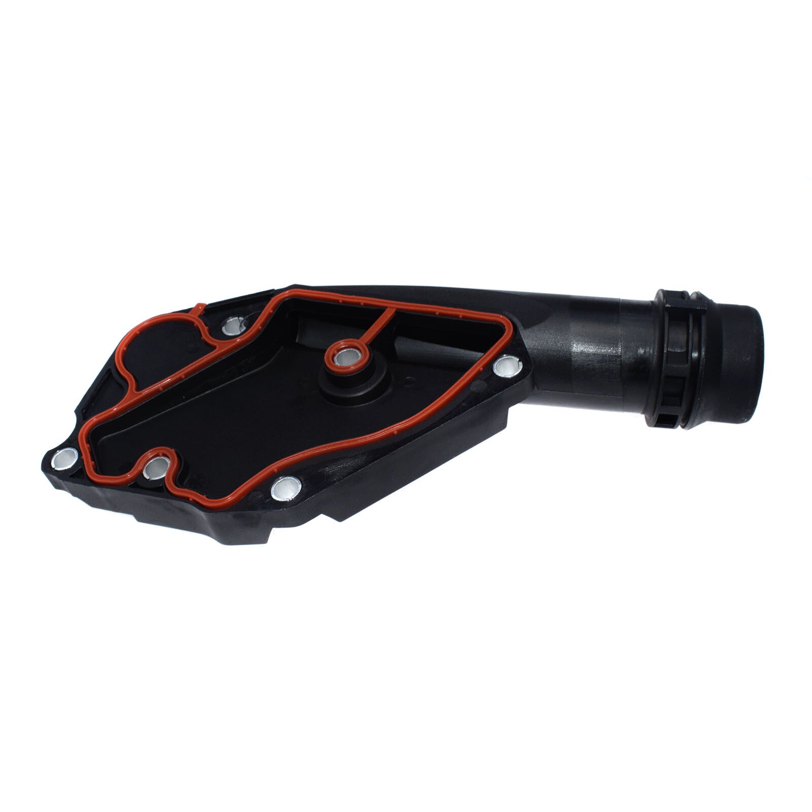 Water pump thermostat cover housing connector with gasket suitable for Audi A4 A5 A6 A7- n