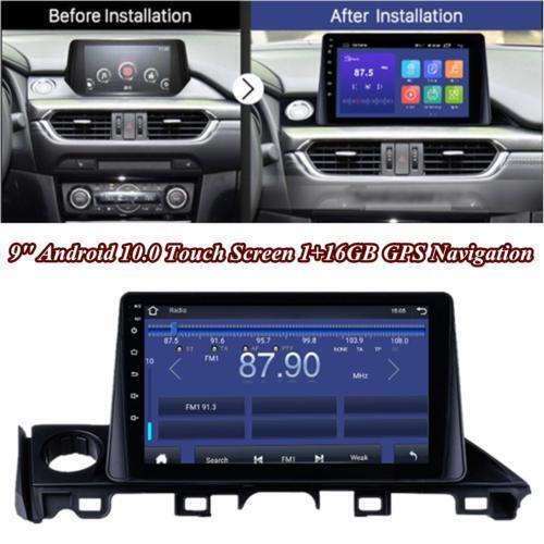 Head Unit Radio Player GPS FM for Mazda 6 Atenza 2017 LHD 9 Android 10 1+16GB