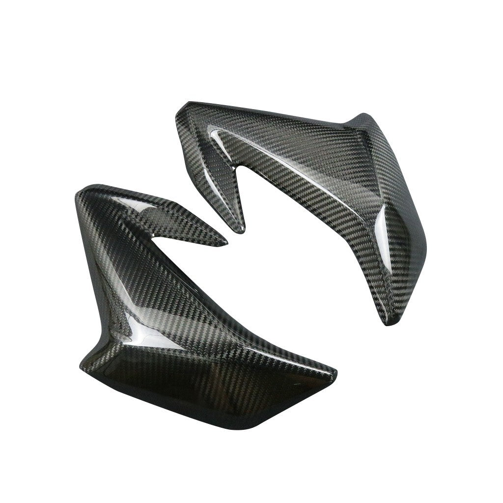 2017-2019 Real Carbon Fiber For Z900 Gas Tank Front Side Trim Cover Panel Fairin