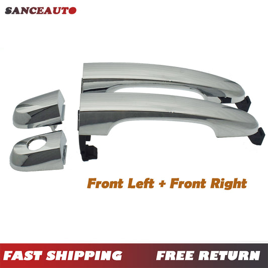 The front left and right chrome exterior door handles are suitable for 2011-2015 for Kia Sorento. n