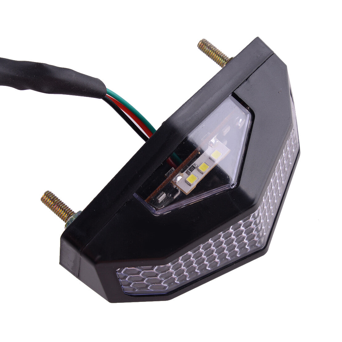 LED Motorcycle Motorbike Daytime Running Light Tail Lamp License Plate Light New Q