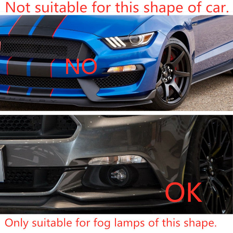 LED DRL Daytime Running Light Kit Fog Lamp Fit for Mustang 2015-2017 v