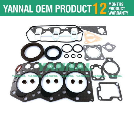 3TN66E, 3TN66, 3TN66L, 3TNE66C Full Overhaul Gasket Kit for and Engines -