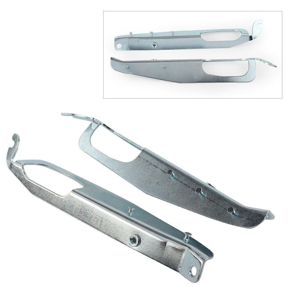 2x Heavy Duty Inner Fairing Support Bracket Plated Fit for Harley FLHX 96-13 Silver