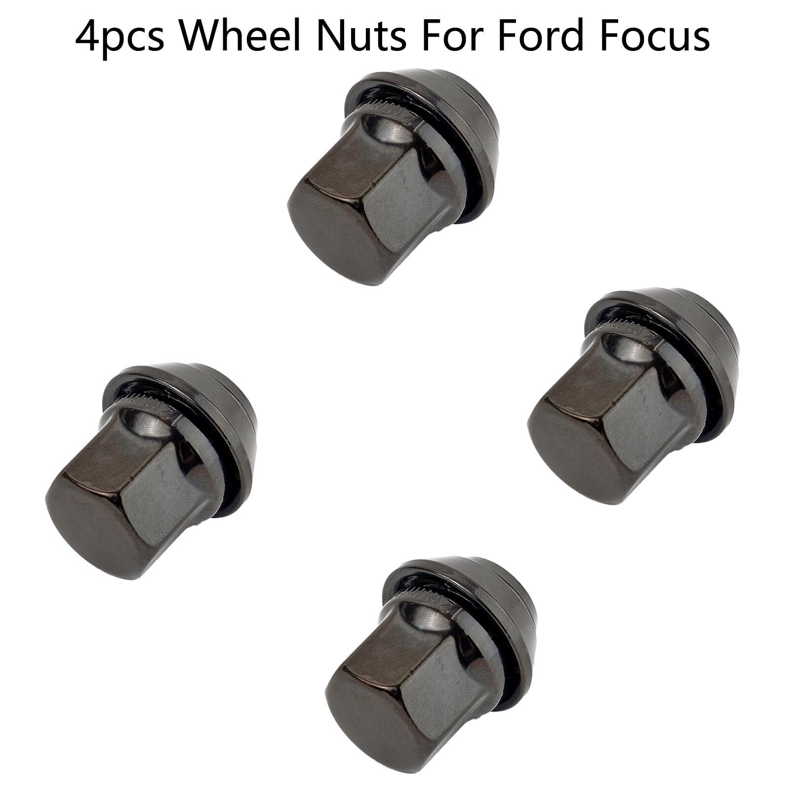 4Pcs Car Alloy Wheel Nuts M12X1.5 19MM Bolt Lug Studs  for ford  Focus MK2 MK3 ST Q