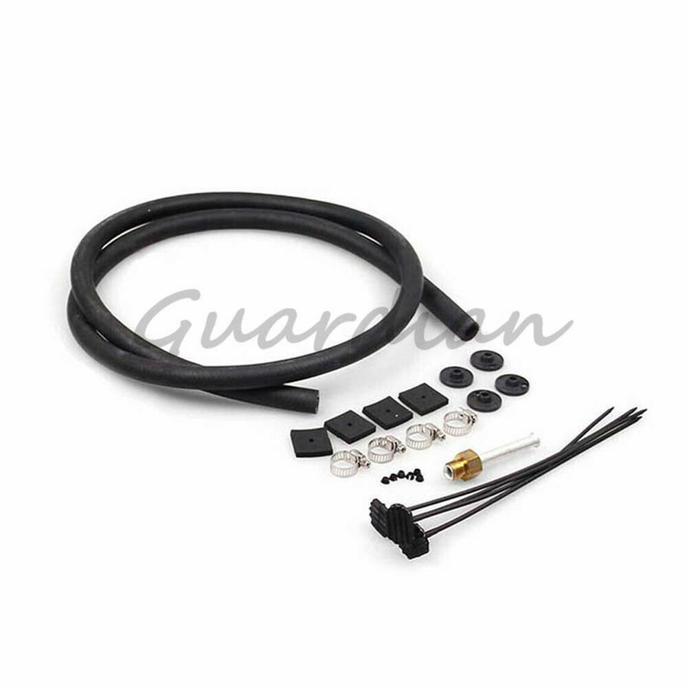 8-line transmission oil cooler kit, aluminum automotive radiator universal repair kit