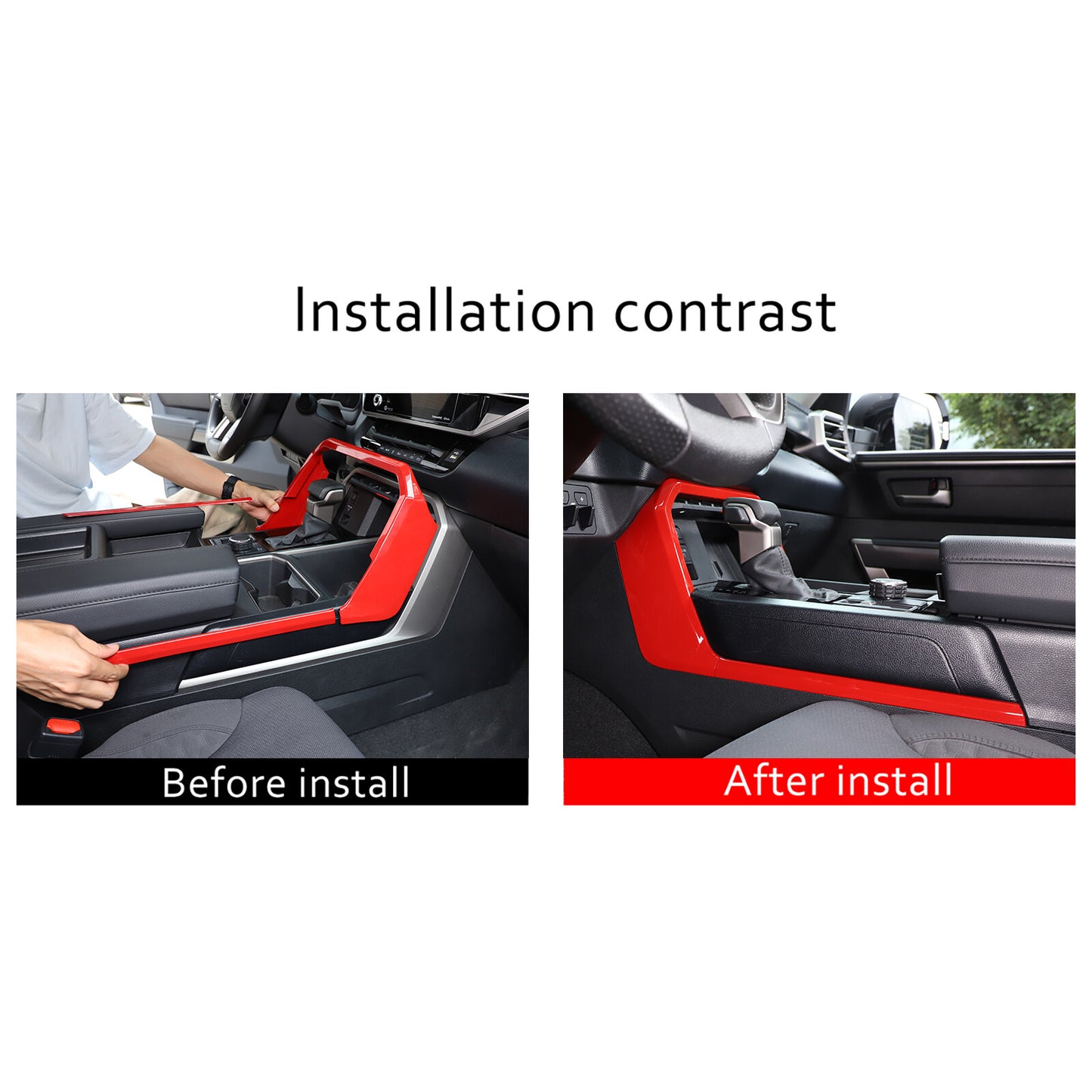Black windshield trim for Land Rover Discovery 4 2010-16- v
