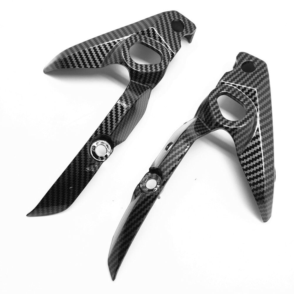 Front nose light turn signal rectifier carbon fiber suitable for MT-07 FZ-07 2014-2017