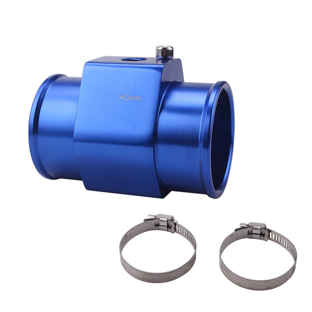 Car Water Temp Temperature 40mm Joint Pipe Sensor Gauge Radiator Hose Adapter Q