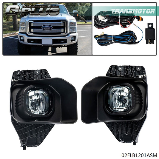 Fits 2011 - 2016 for F250 F350 F450 F550 Super Duty Fog Light with Switch - v