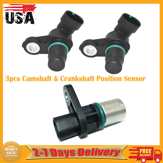 3x Cam/Crankshaft Position Sensor for Chevrolet Trailblazer for GMC for Buick L6 4.2L