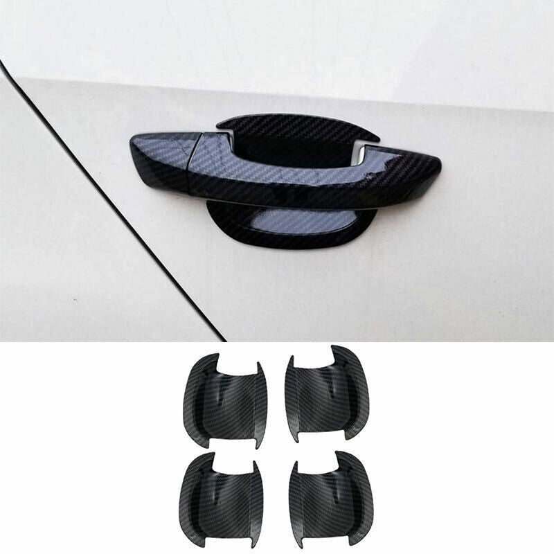 for Golf MK6 2011-2013 ABS Carbon Exterior Side Door Bowl Cover Trim n