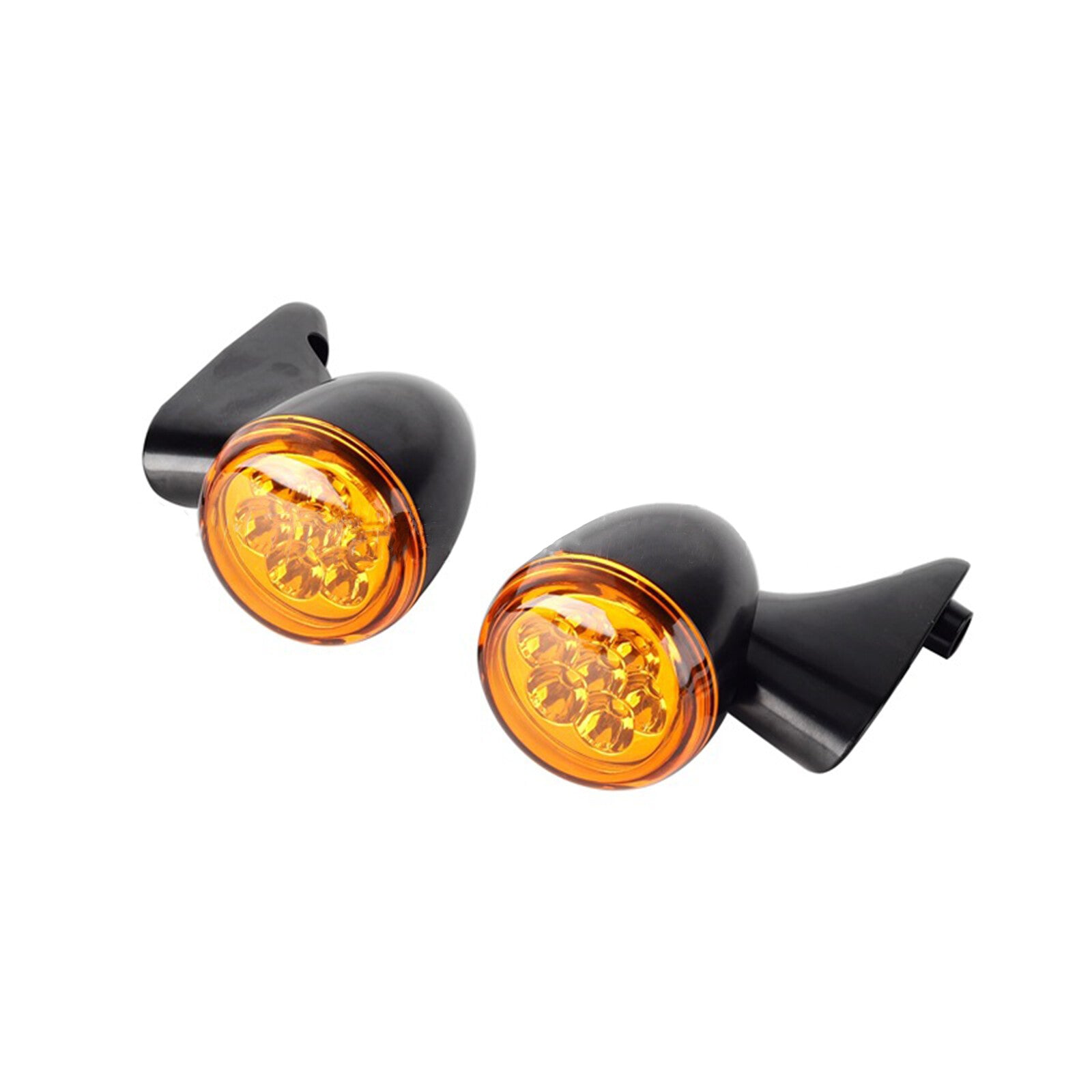 for Harley Road Glide 2015+ Motorcycle Front Amber Turn Signals LED Light Lamp n