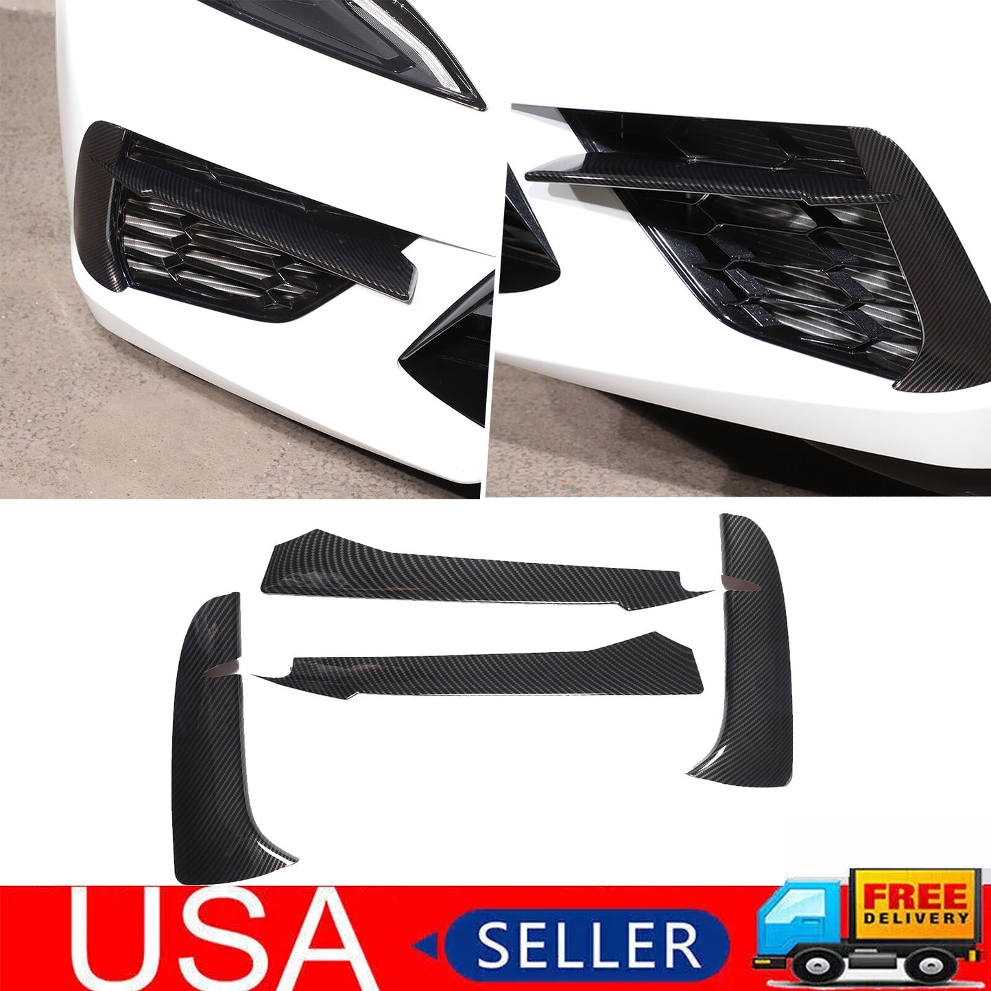 Real Carbon Fiber Window Lift Switch Button Panel Trim for 19+ for X5 X7 G05/07- v