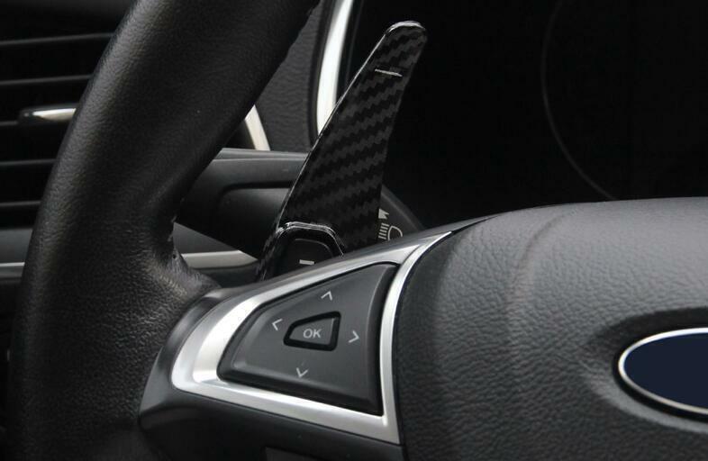 Fit for Ford Edge 2015-2021 Carbon Fiber Steering Wheel Shift Paddle Extension