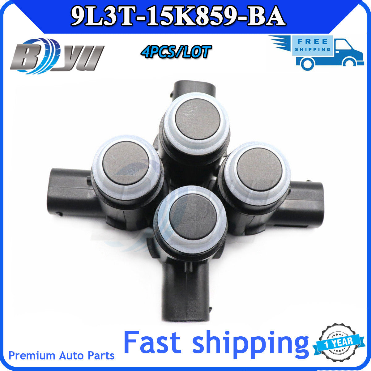 9L3T-15K859-BA PDC Rear Bumper Spare Park Reversing Sensor Suitable for 09-14 v