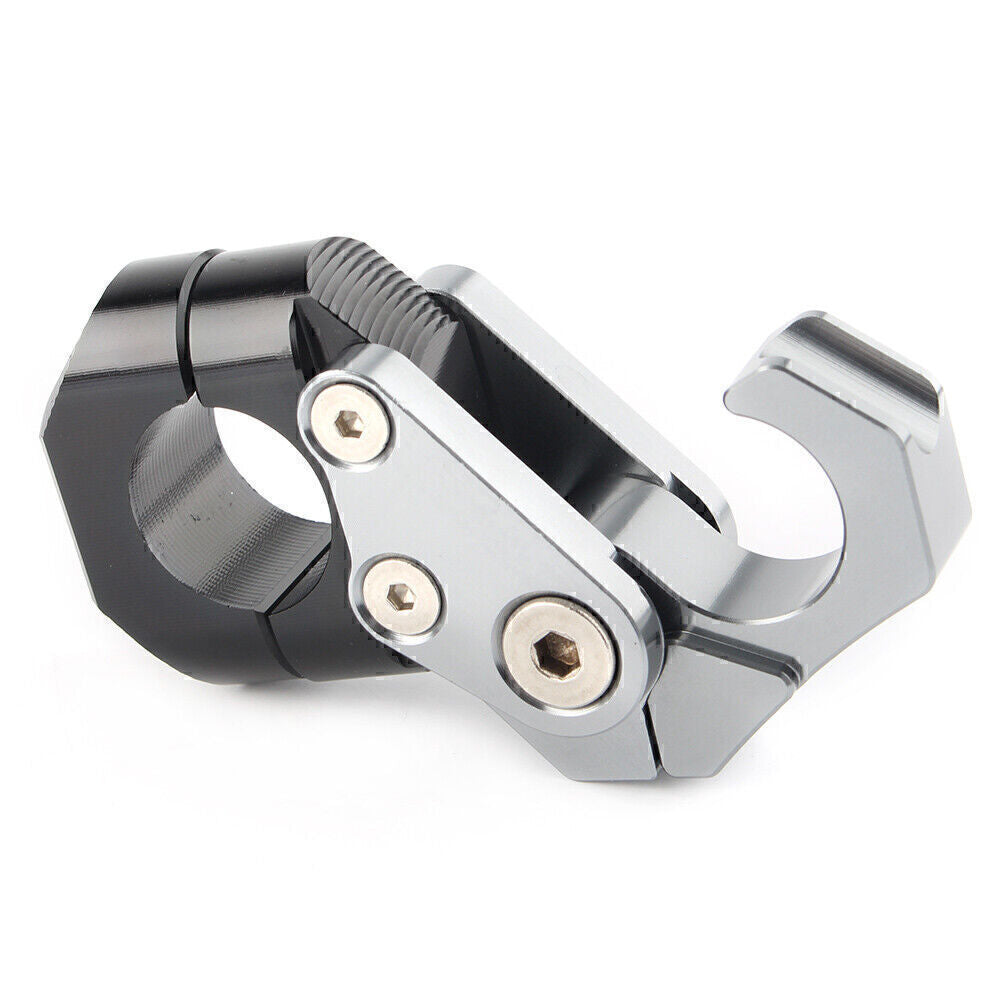 22mm Scooter Handlebar Hook Helmet Luggage Bag Carry Fit Universal for Suzuki Grey Q