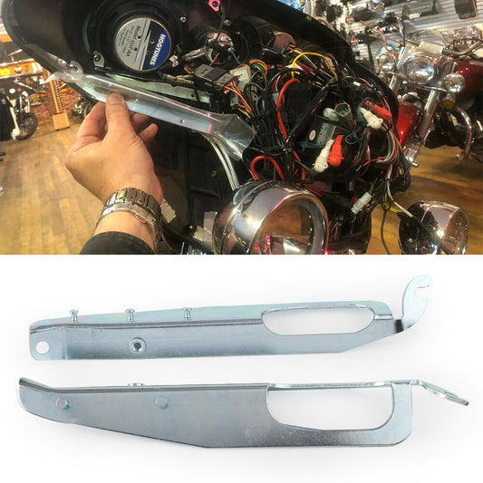 Fit for Harley FLHX FLHTCU Chrome Heavy Duty Inner Fairing Support Bracket Plated