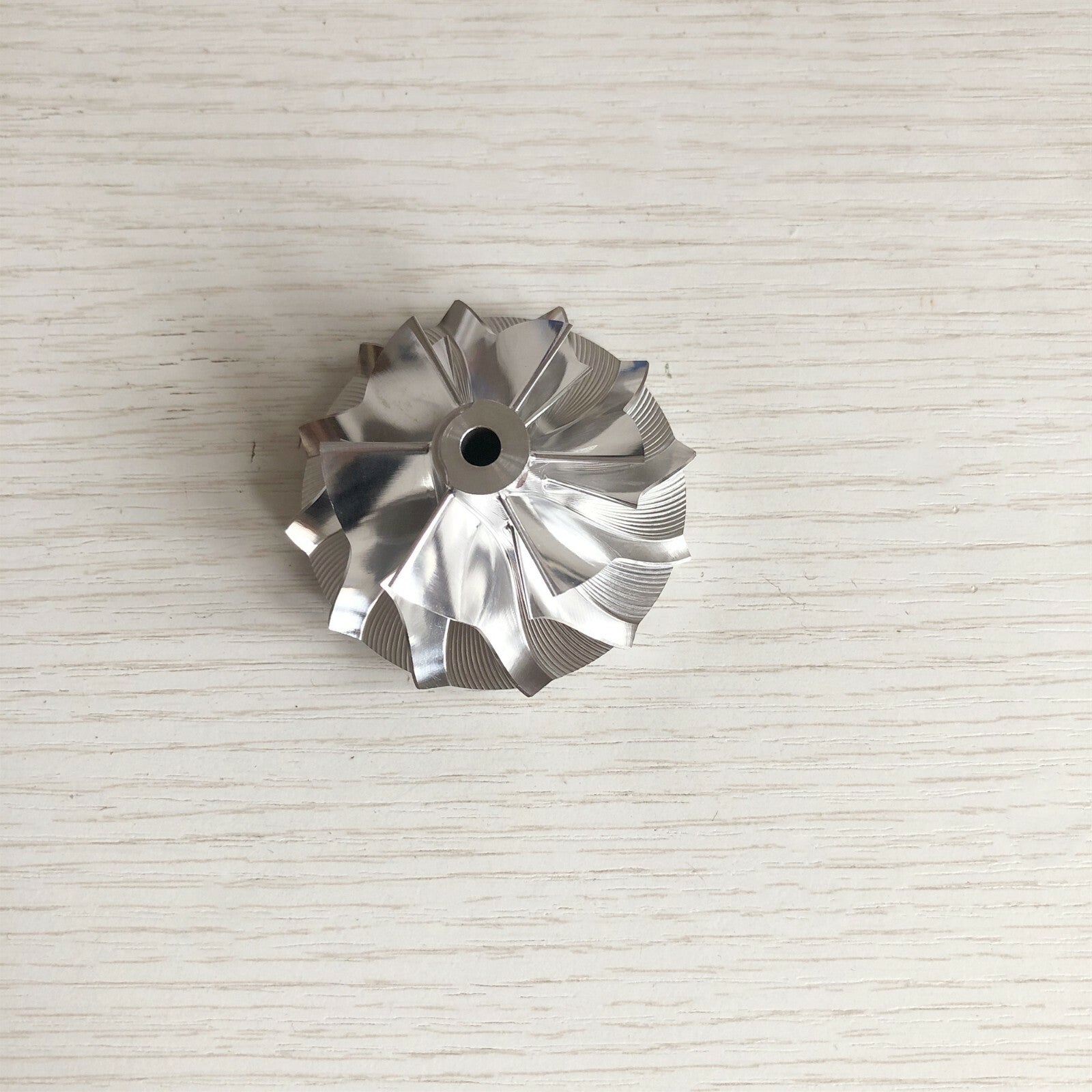 GT15-25 41.54/55.98 mm 6+6 Blade High-Performance Turbine Billet Compressor Wheel