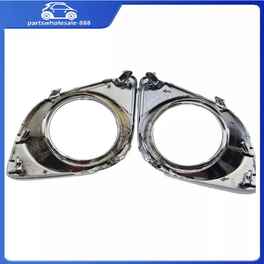 521270T010 Chrome Fog Light Trim Cover Pair Left Right for Toyota Venza
