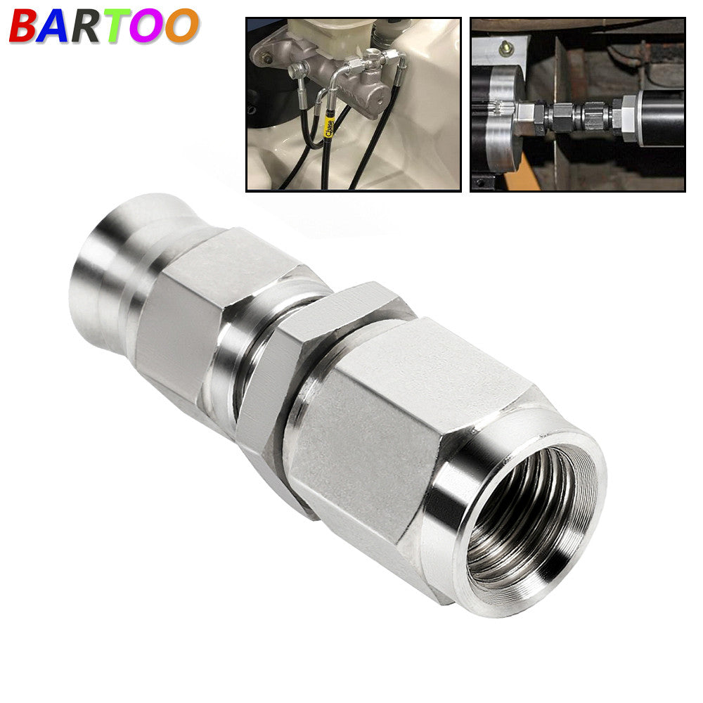 3AN AN3 Thread Stainless Steel Brake PTFE Teflon Swivel Hose End Fitting Adapter Q