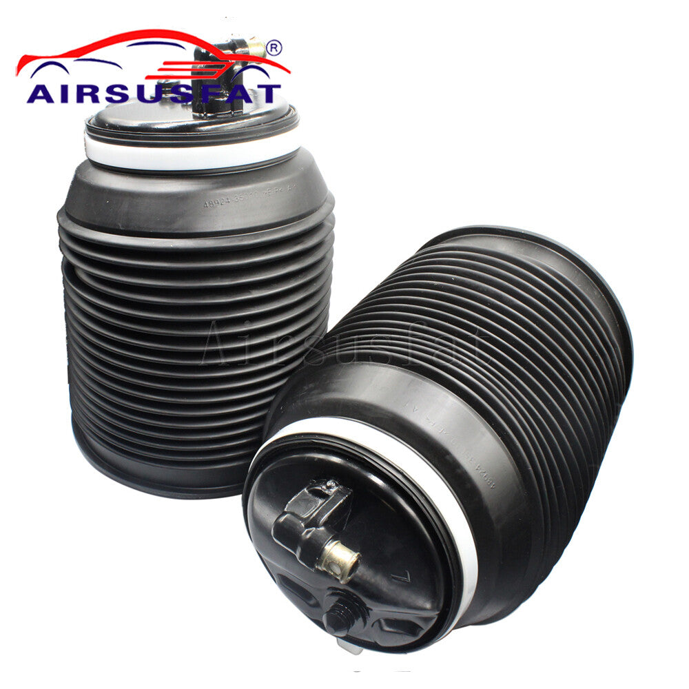 A pair of rear air suspension spring bags suitable for Lexus GX470 and for Toyota Prado 120, 2003-2009.