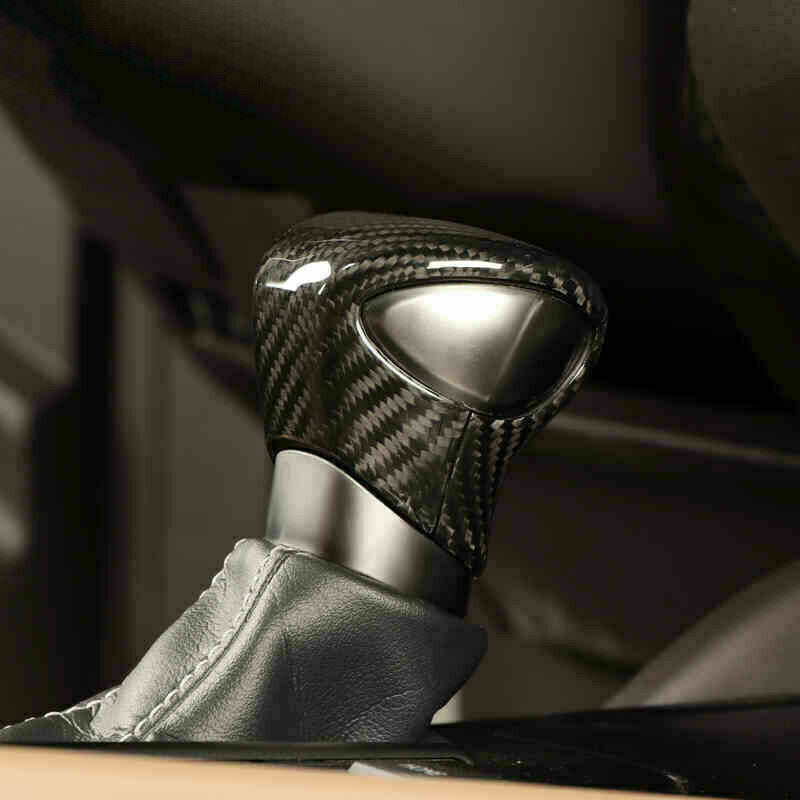 for Lexus ES350/300H 2019-2022 Carbon Fiber Look Car Gear Shift Knob Cover Trim