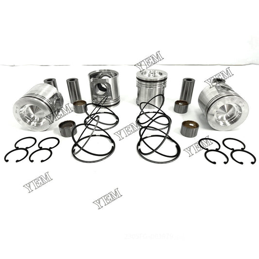 D5A-T Cylinder Piston Kit With Ring Fit for Volvo Excavator Diesel Engine