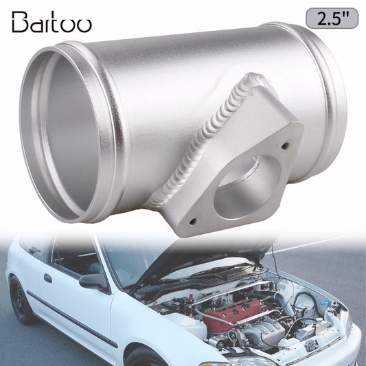2.5/63mm MAF Mass Air Flow Sensor Mount Adapter Tube for Mazda Atenza Axela