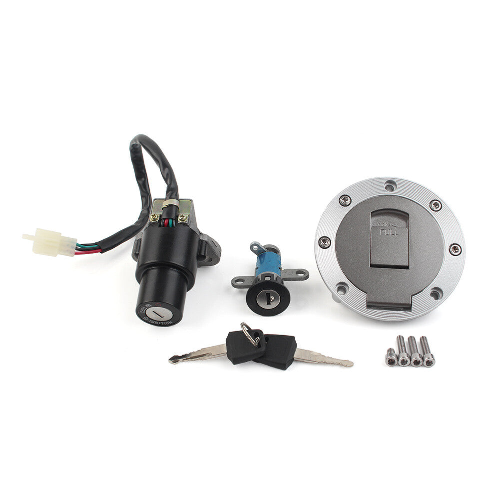 Ignition Switch Lock Fuel Gas Cap Key Set for Yamaha TZR125 TZM150 TZR150 TDM850 Q